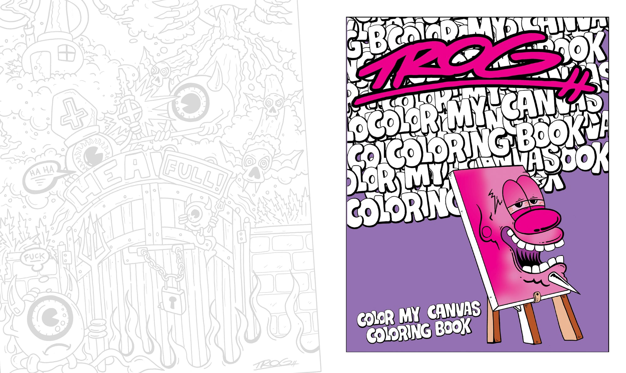 COLOR MY CANVAS COLORING BOOK