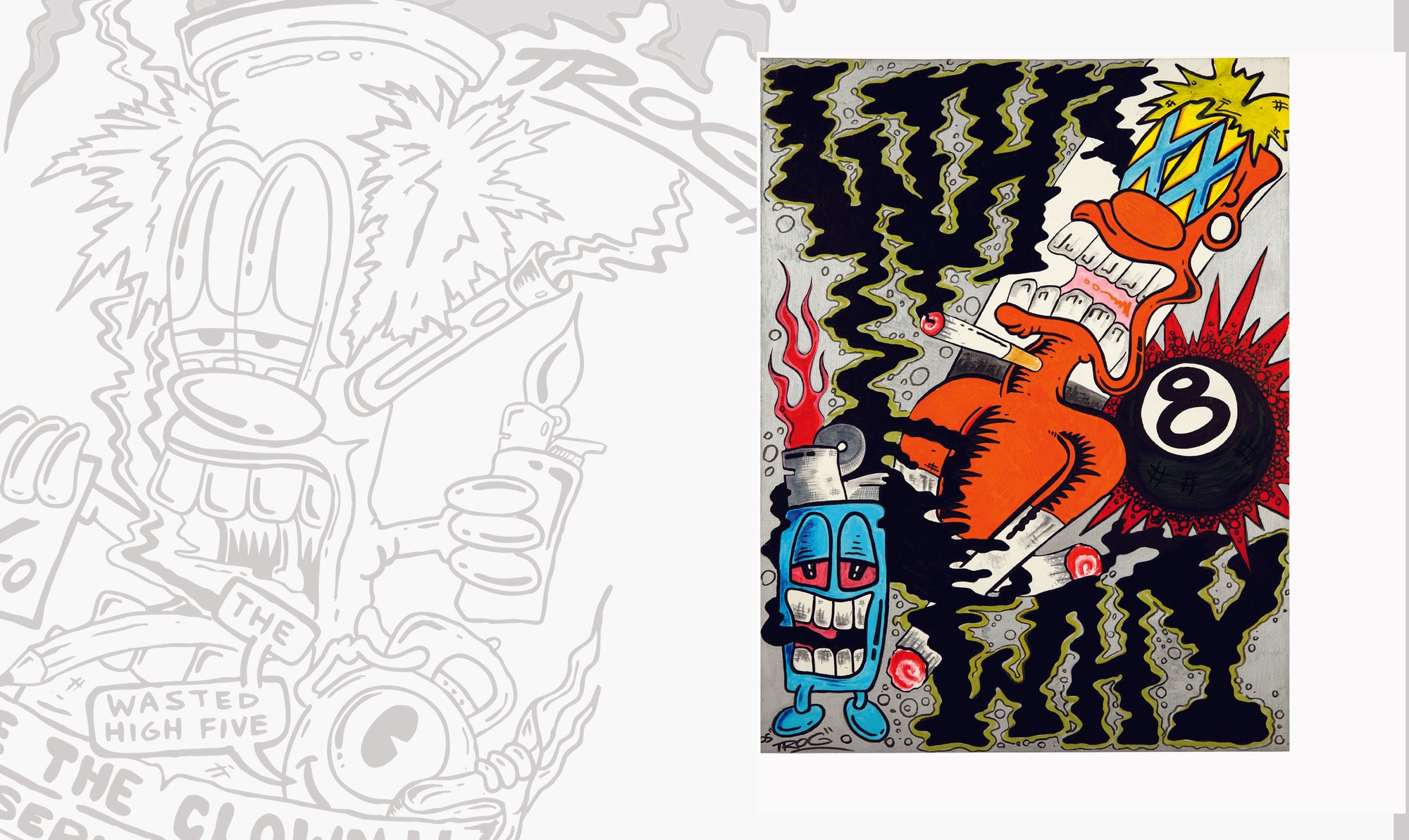 WHY WHY CAPTAIN CANCER CANVAS