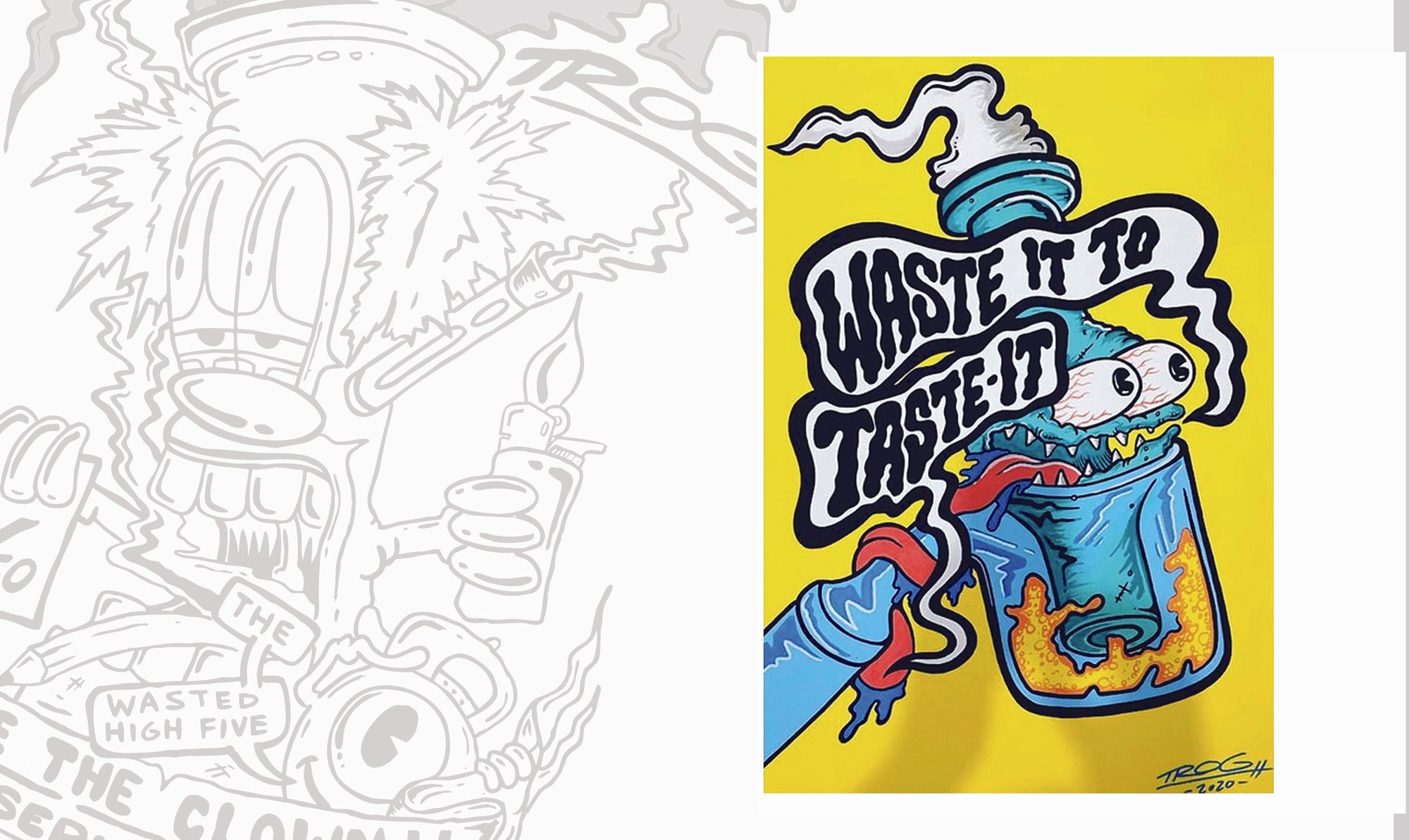 waste it to taste it